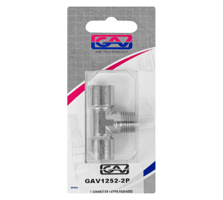 GAV Machined FMF T-Connector (1/4 Inch)