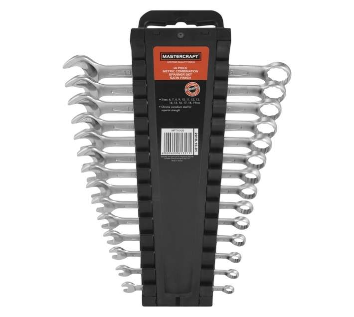 Mastercraft Combination/Wrench (G/T) (14 piece)