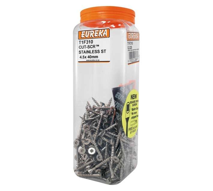 Eureka 4.5 x 40mm Cut/Screw (Q220) S/S