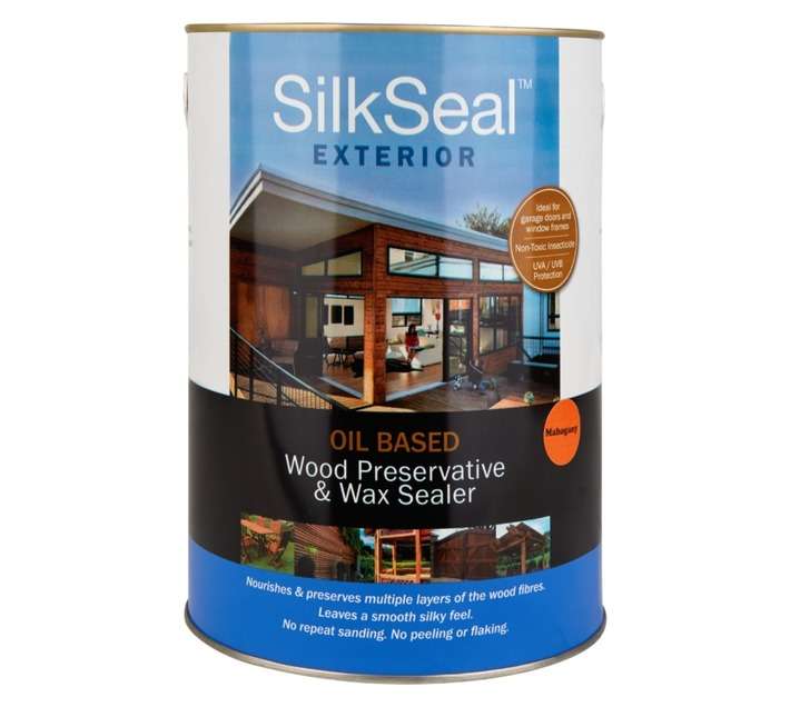 Silkseal Wood Preservative - Mahogany (5L)