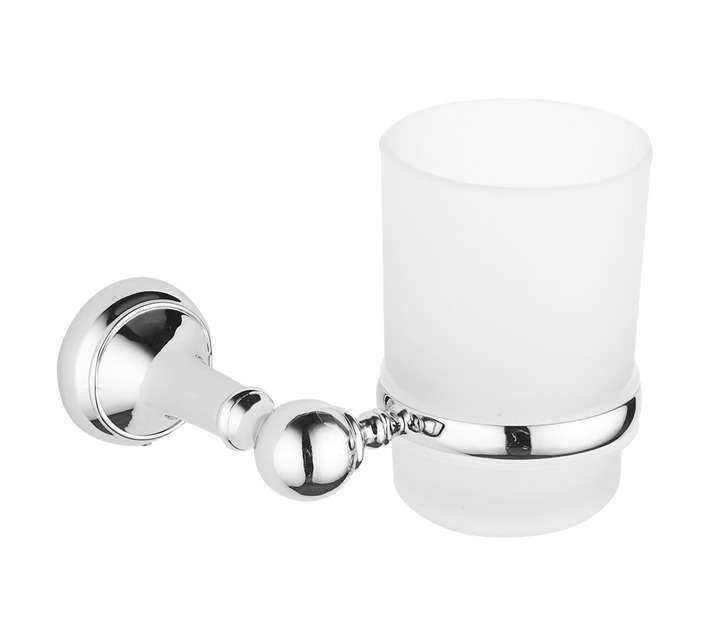Lusso Rosa Toothbrush Tumbler - Chrome (180 x 90 x 220mm)
