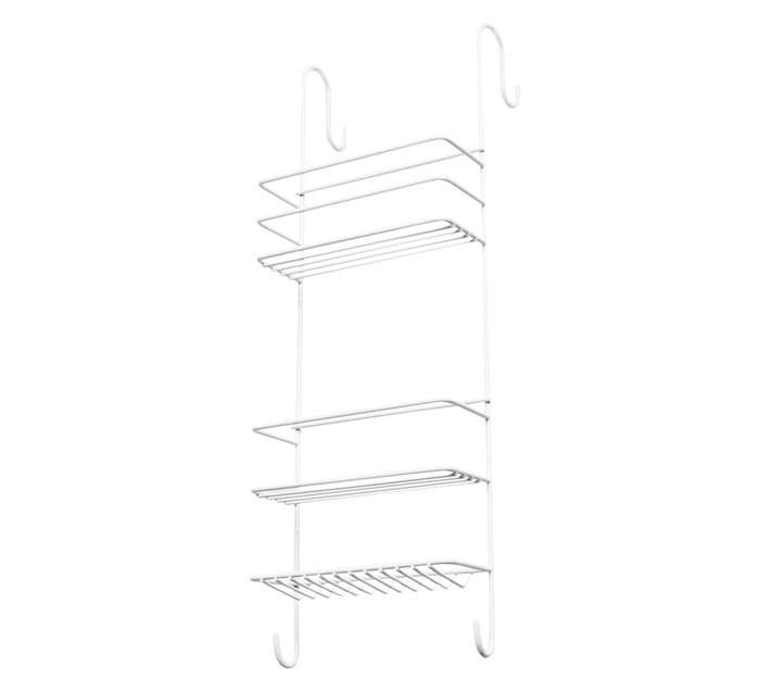 Steelcraft Hook Over Shower Caddy - White (220 x 166 x 650mm)
