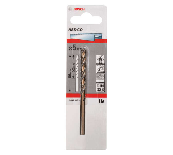 Bosch HSS 5 x 52 x 86mm Drill Bit
