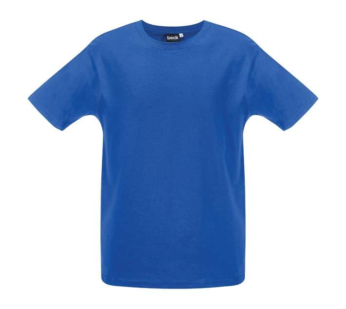 Beck Cotton Crew Neck T-Shirt - Royal Blue (S)