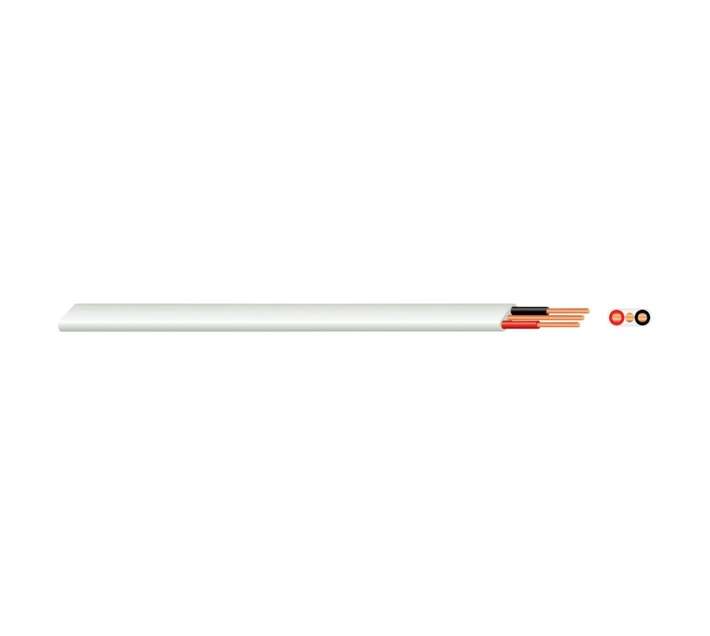 Flat Twin Earth - White (1.5mm) (Price Per Meter)