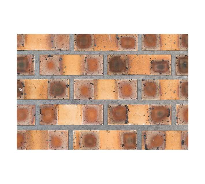 Roma Bricks Satin Face Brick - Cameo Rosso Dark (222 x 104 x 73mm)