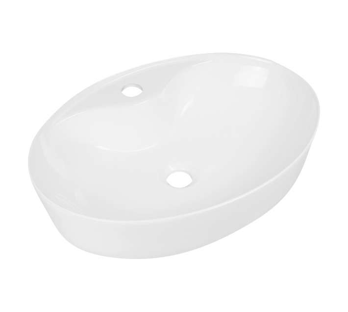 Solo Sanitary Ware Rhodes Freestanding Solo Basin - White