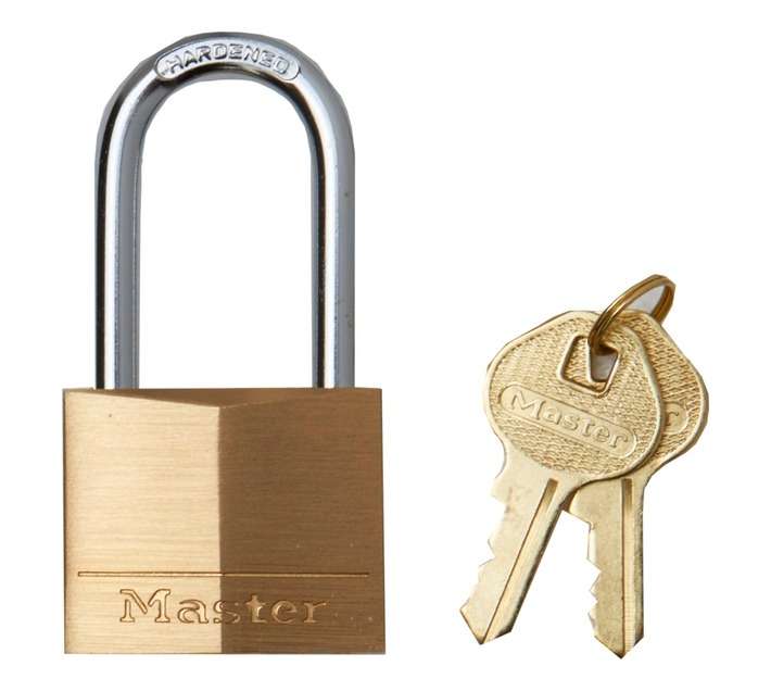 Master Lock Laminated Steel Padlock- Brass (40mm)