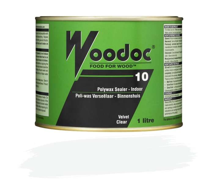 Woodoc 10 Indoor Polywax Sealer - Velvet Clear (1L)