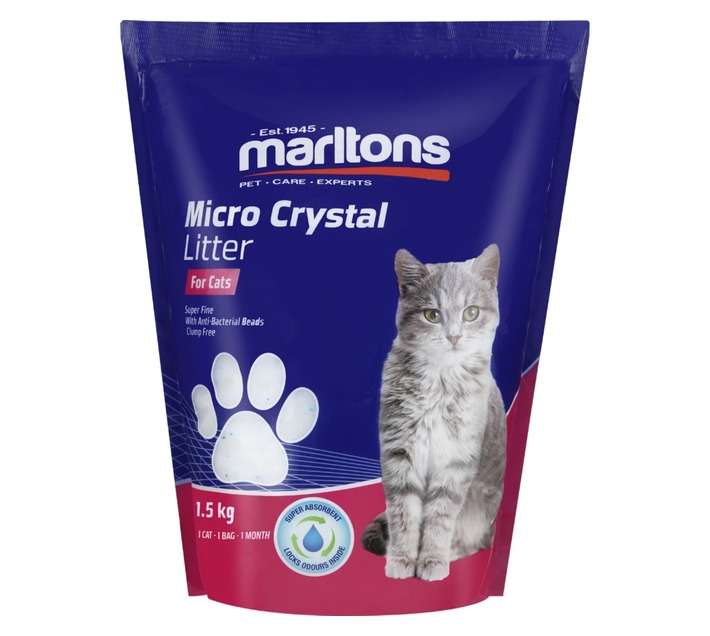 Marltons Micro Crystals Cat Litter - Pink (1.5kg)