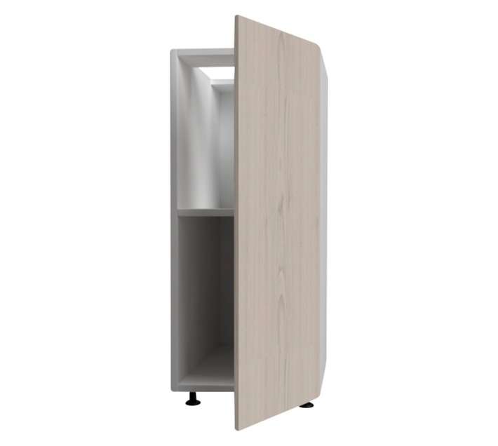 Home and Kitchen Base Unit Melamine Cabinet - Black Cherry (300mm)