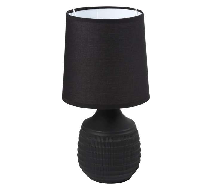 Design House Ceramic Table Lamp - Black