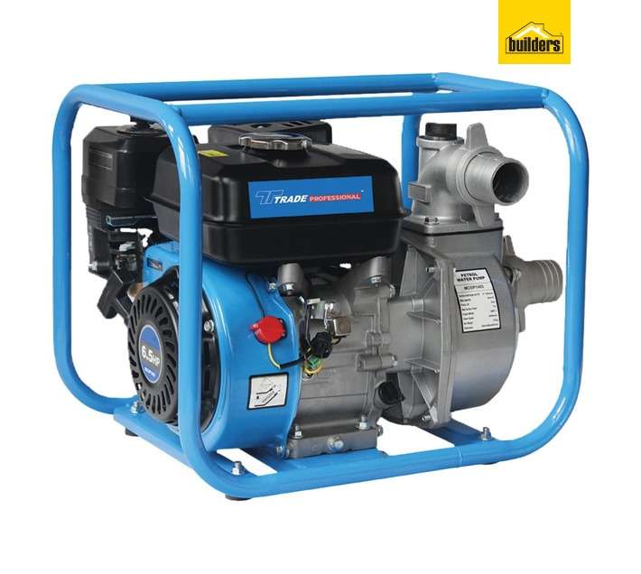 Trade Professional MCOP1403 Petrol Water Pump - Blue (4800W)