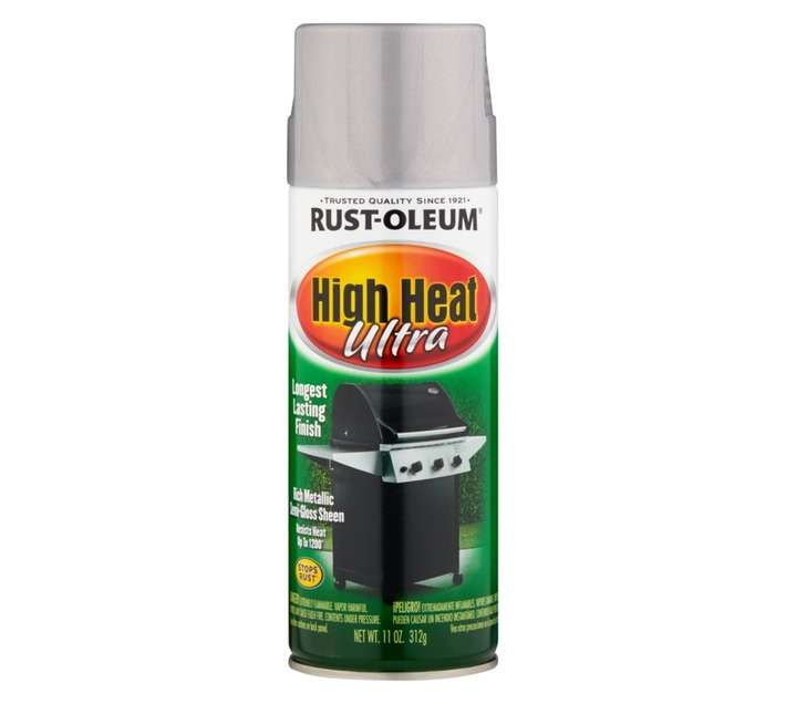 Rust-Oleum Spray Paint High Heat Ultra Enamel - Silver (340g)