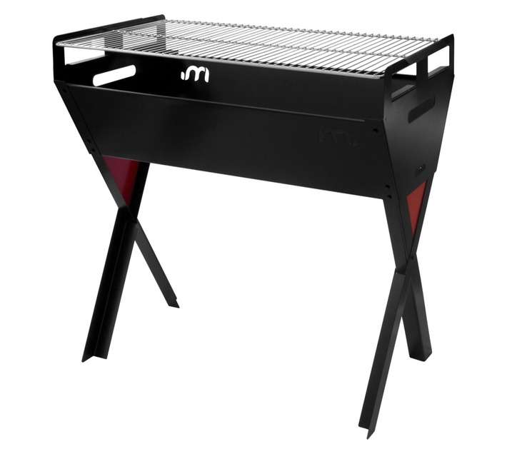 Megamaster FSB0030 900 Crossover Charcoal Barrel Braai - Black (925 x 615 x 950mm)