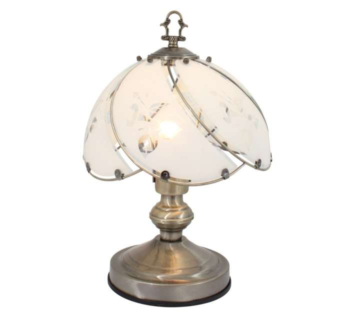 Eurolux Leaf Table Lamp - Antique Brass (60W)