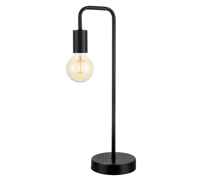 Bright Star Lighting Metal Table Lamp - Black (60W)