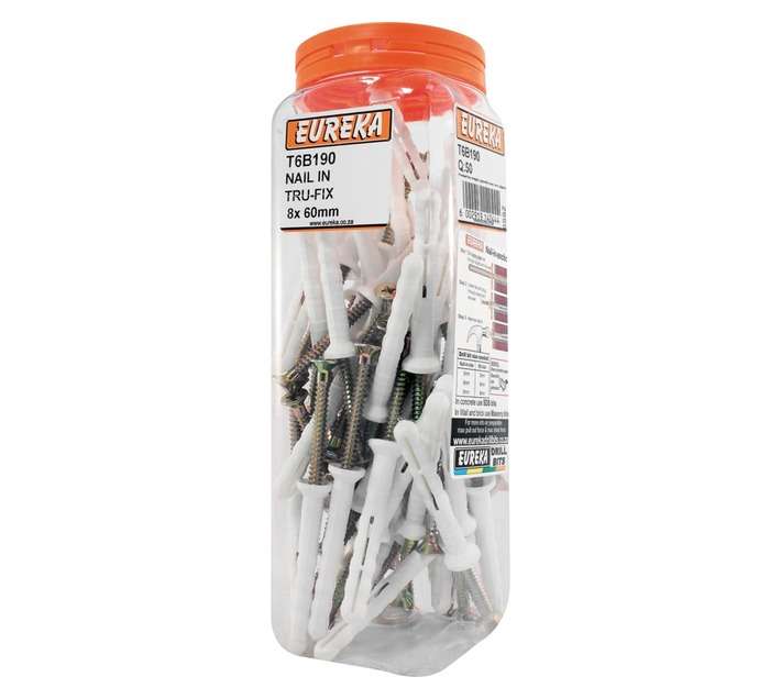 Eureka 8 x 60mm Nail In Tru-Fix (Q50)