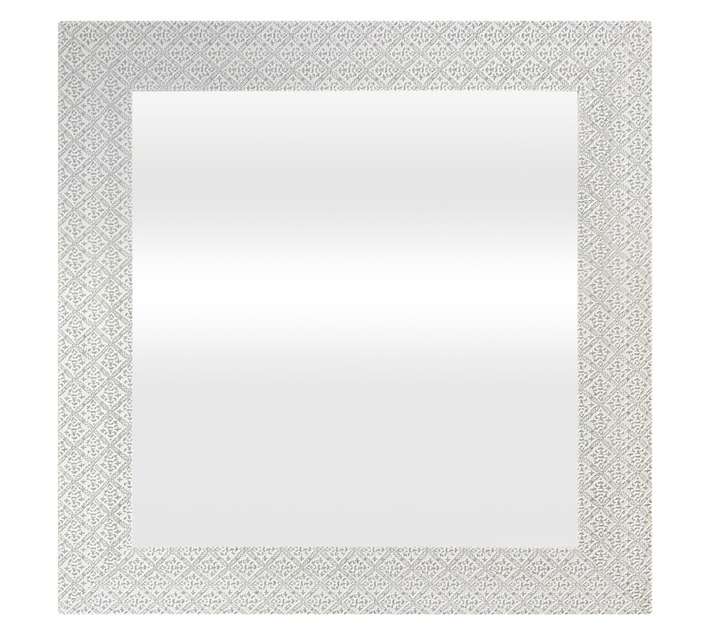 Design House Aztec Mirror - White (600 x 600mm)