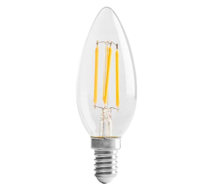 Luceco Dimmable Filament Candle Bulb - Warm White (4W)