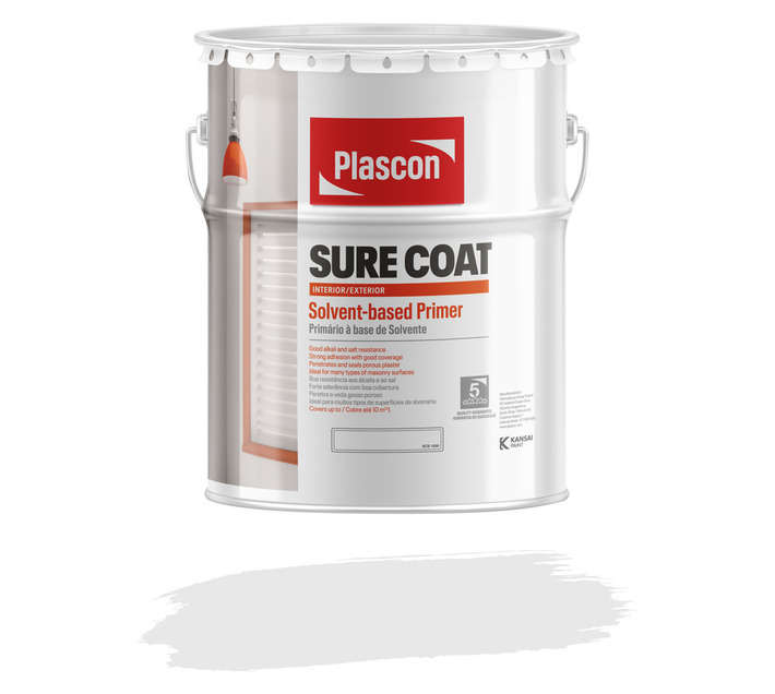 Plascon Solvent Based Sure Coat Plaster Primer - Off White (20L)