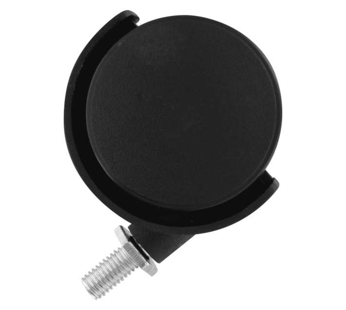 Hillaldam 870085 M8 Threaded Pin Nylon Castor - Black (50mm)