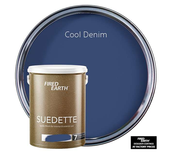 Fired Earth Suedette - Cool Denim (5L)