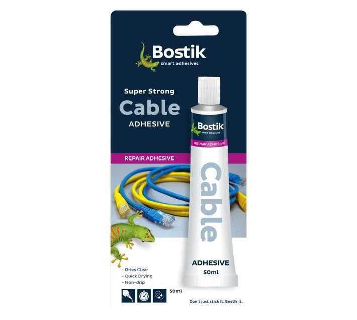Bostik Cable Adhesive - Clear (50ml)