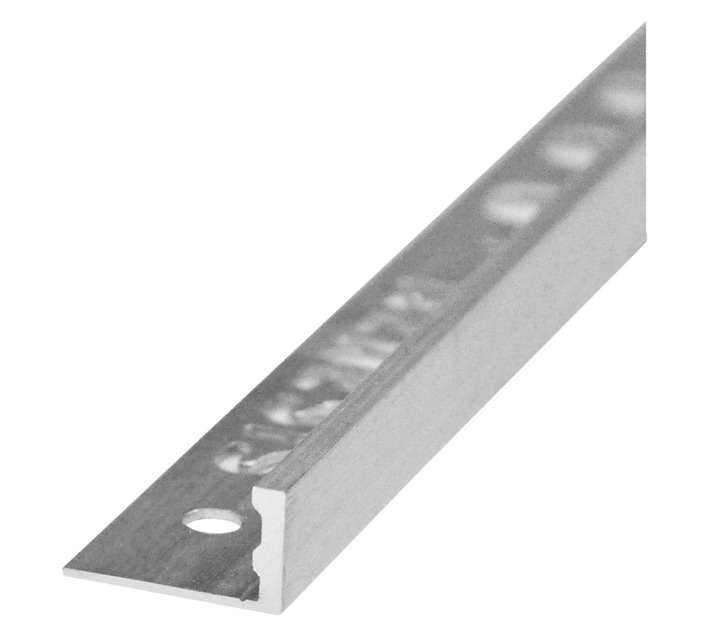 Genesis Aluminium Straight Edge Trim - Silver (2500 x 10mm) GA-ESA100.80