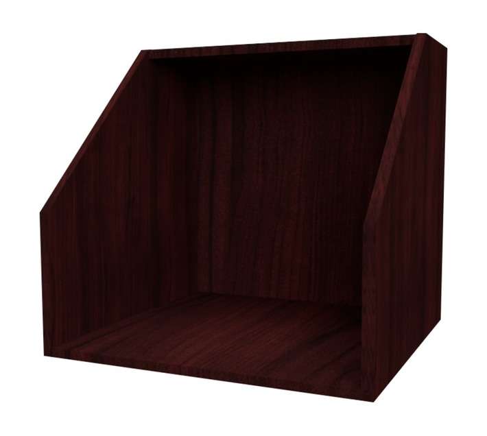 Home and Kitchen Wrap Microwave Cabinet - Mahogany