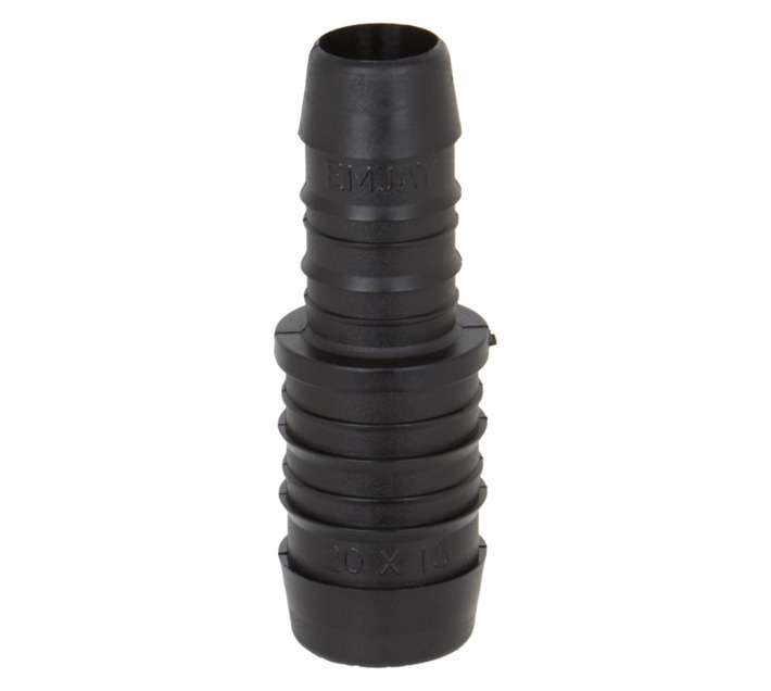 Emjay Insert Nylon Coupling Reducer - Black (20 x 15mm)