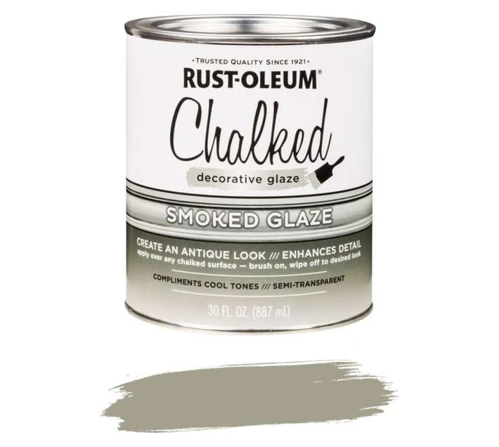 Rust-Oleum Chalked Decorative Glaze - Smoked (887ml)