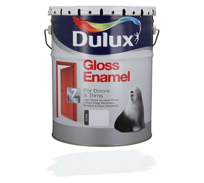 Dulux Gloss Enamel - Brilliant White (20L)