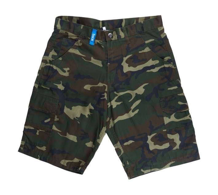 Beck Cargo Shorts 65/35 Poly Cotton - Camo (Size 38)