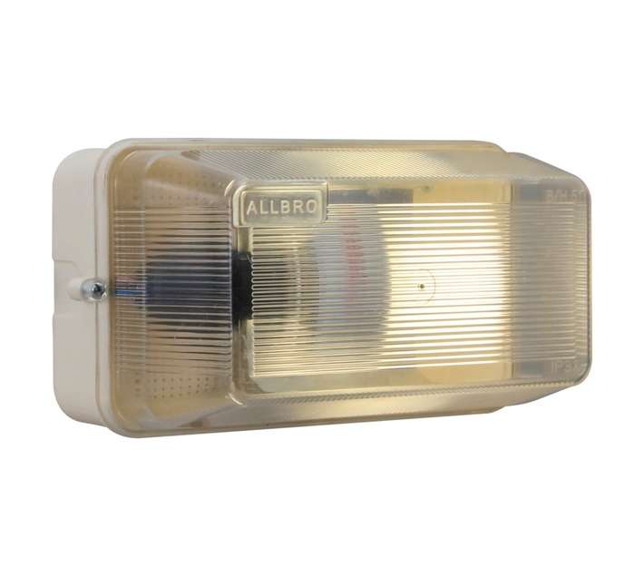 Eurolux B174 Rectangular Bulkhead - White