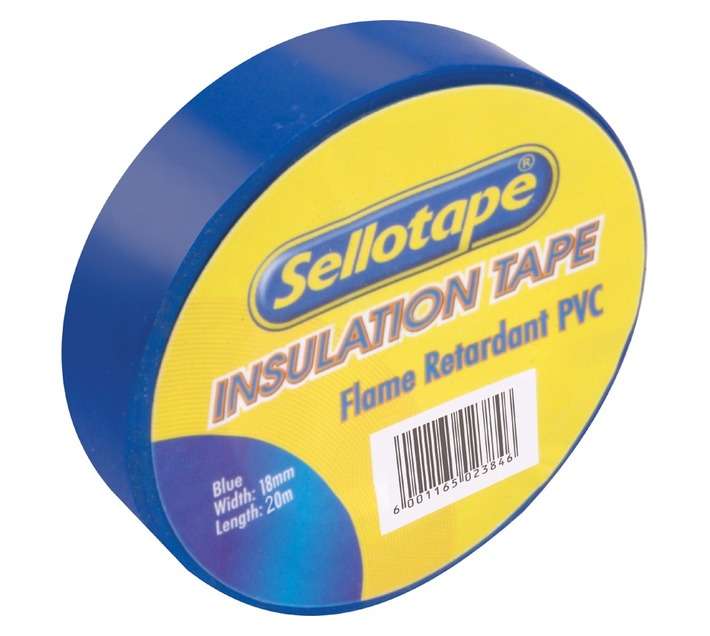 Sellotape Insulation Tape - Blue (18mm x 20m)