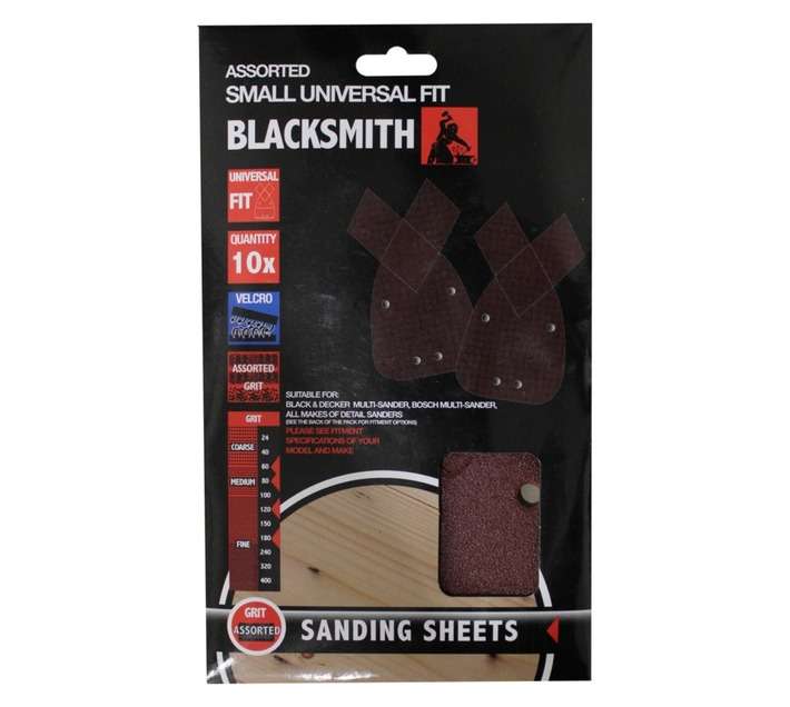 Blacksmith Assorted Mouse Sanding Sheets (10 Pack)