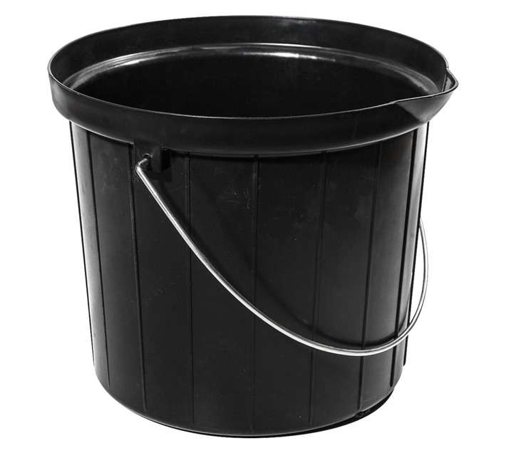 Round Bucket Black (10L)
