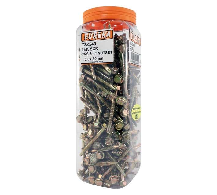 Eureka 5.5 x 50mm Tek Screw Hex coarse (Q200)