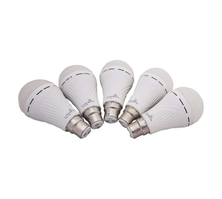 Litemate Smart Home LED B22 Rechargable/Dimmable 3 Stage Lamp (7W)