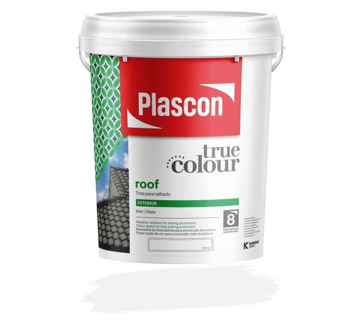 Plascon True Colour Roof Paint - White (20L)