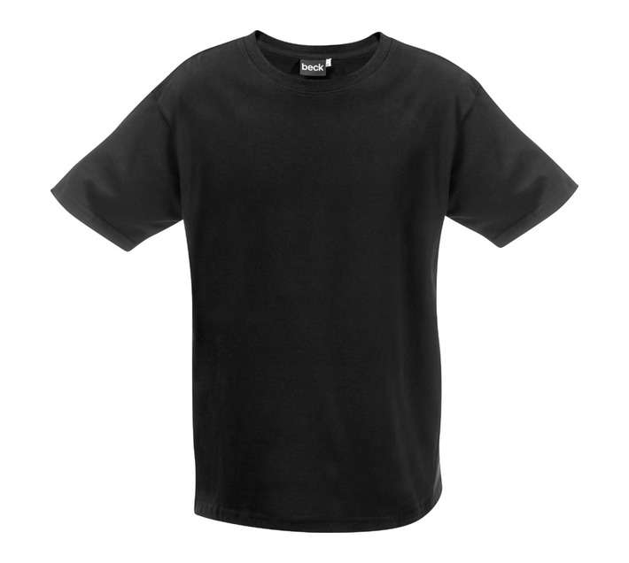 Beck Cotton Crew Neck T-Shirt - Black (L)