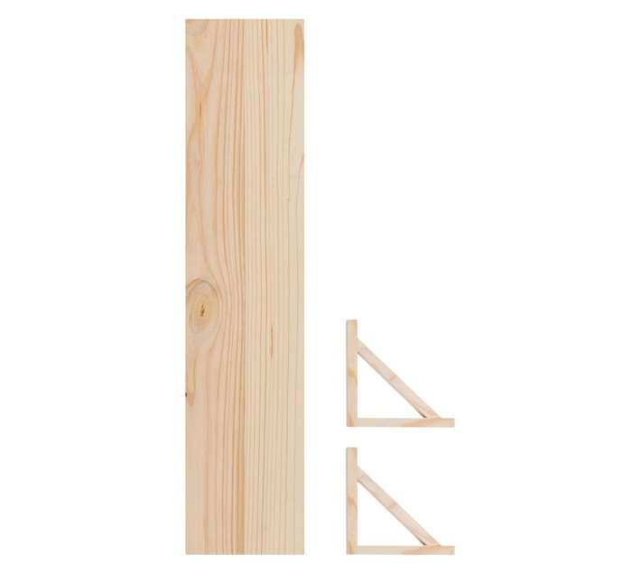 Shelfmate Raw Bracket and Shelf Set (900 x 200 x 18mm)