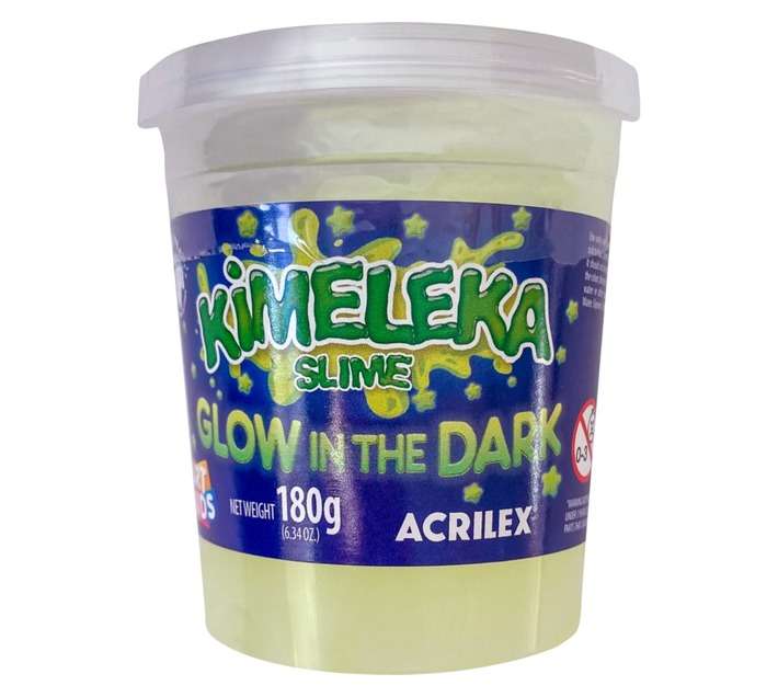 Acrilex Kimeleka Glow In The Dark Slime (180g)