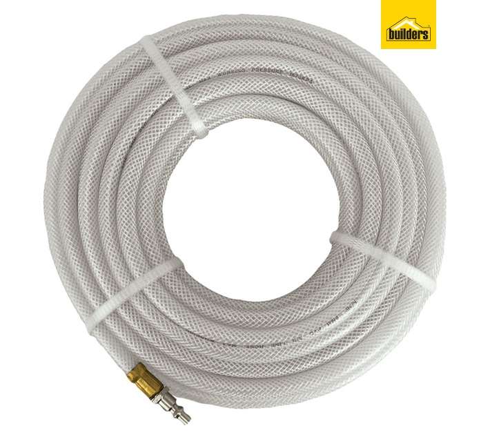 Tradeair TOOH514 Air Hose and Couplers - Clear (8mm x 10m)