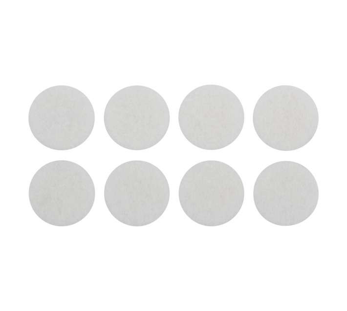 Safe Top Adhesive Felt Pads Round - White (26mm x 8 Pads)