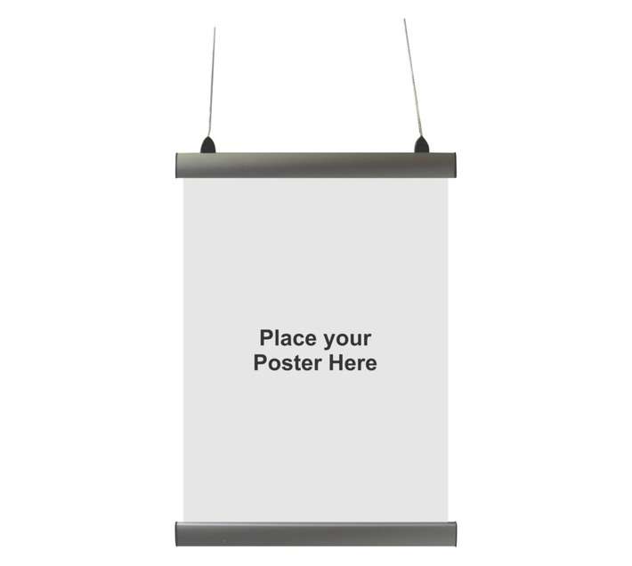 Parrot Products BG9203 A3 Aluminium Battens Poster Hanging Set (310mm)
