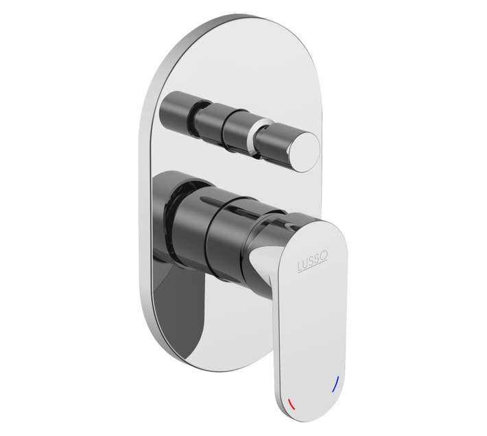 Lusso Roya Concealed Diverter Mixer - Chrome (110 x 60 x 175mm)