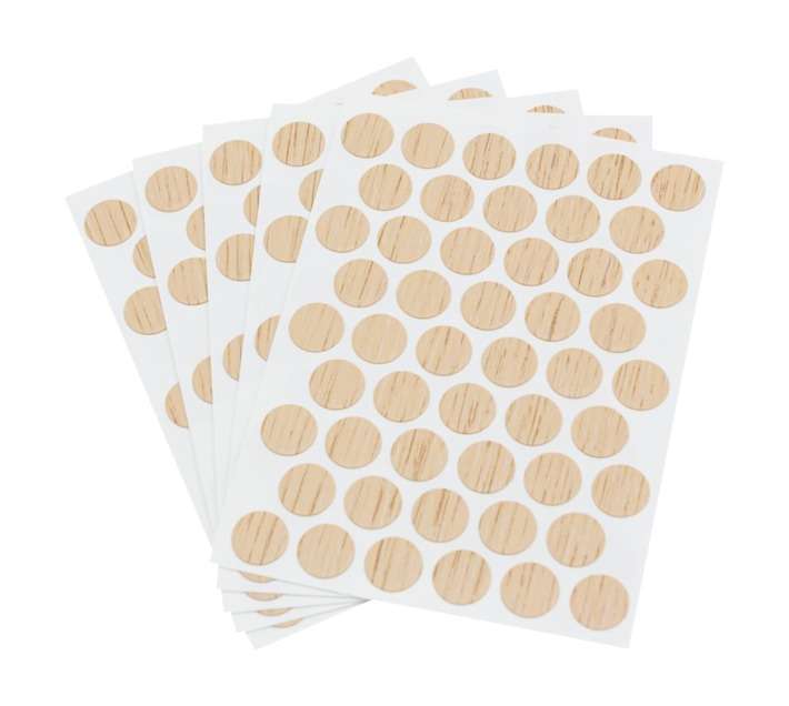 FIT 36 x Stick on Cover Caps - Summer Oak (14mm)