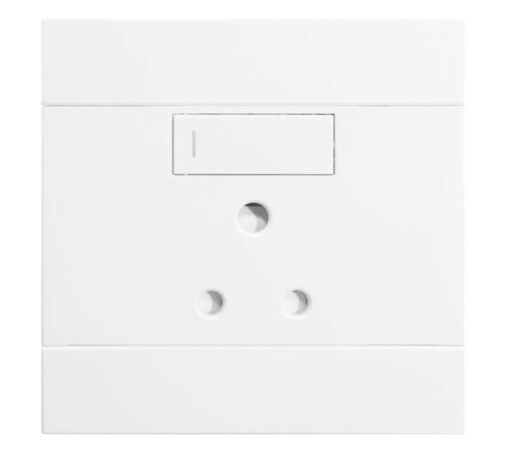 Veti 2VW221 Single RSA 4x4 16A Socket Outlet - White